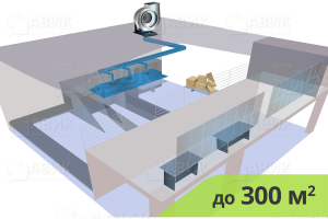 Вытяжная система вентиляции кузнечного предприятия 300 м2