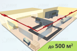 На изображениии Приточная система вентиляции для пищевых производств до 500 м2